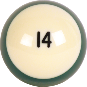 Aramith Crown Replacement Ball – #14 | Golden Break Billiards